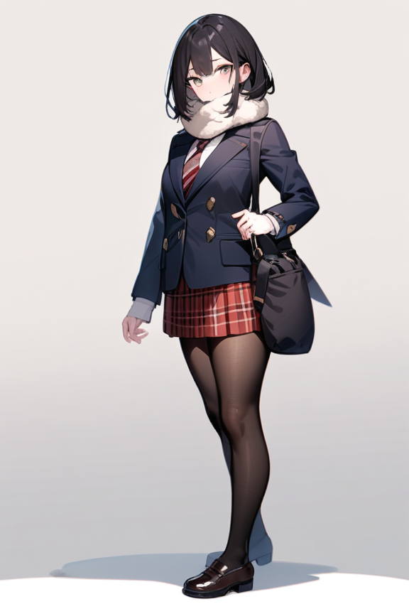 冬服ブレザーのプロンプト