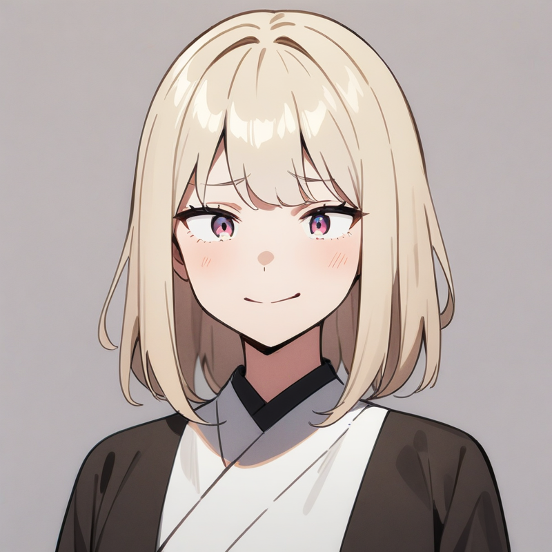 苦笑い(困った笑顔)のプロンプト