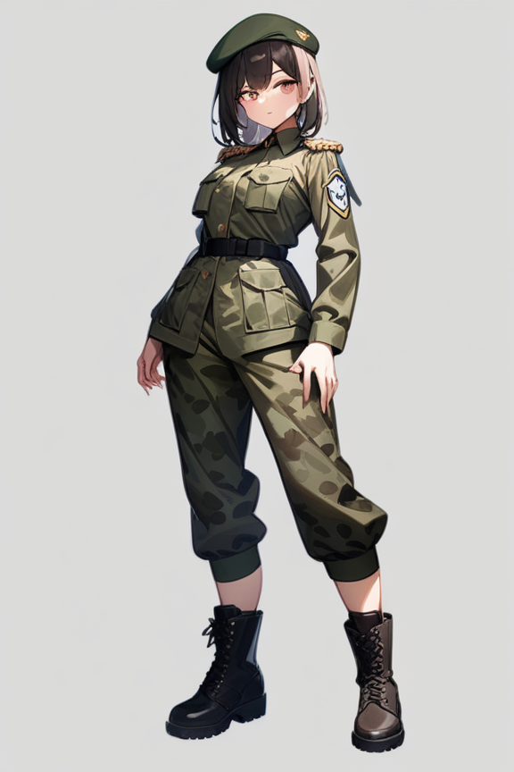 軍人のプロンプト