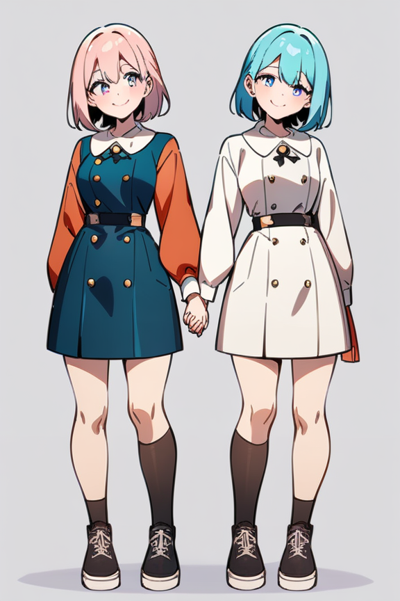 手をつなぐのプロンプト