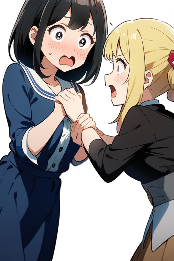 手首をつかむのプロンプト