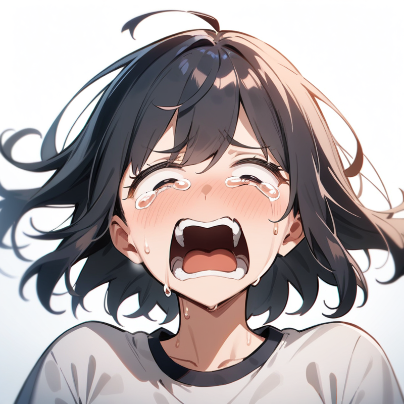 号泣のプロンプト