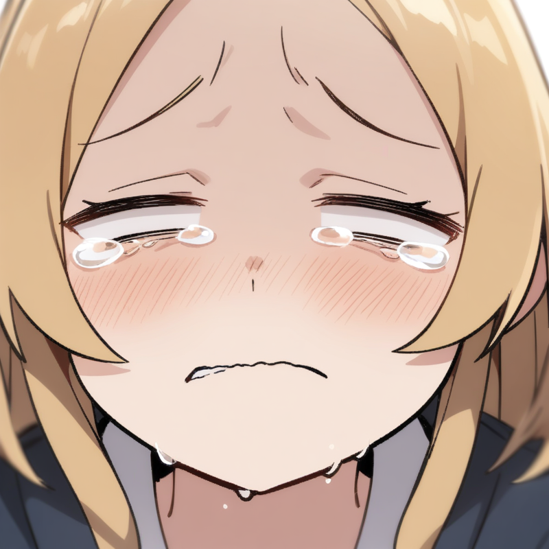 泣き止みかけのプロンプト