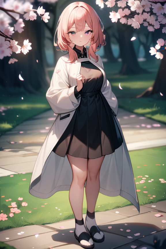 桜が散り始めた頃のプロンプト